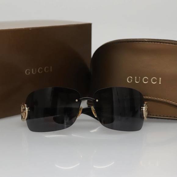 GUCCI Sunglasses Plastic Black Auth yk15937 - Picture 12 of 12